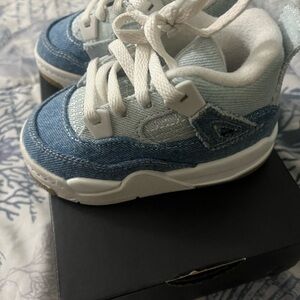 Jordan Kids Denim Blue Sneakers